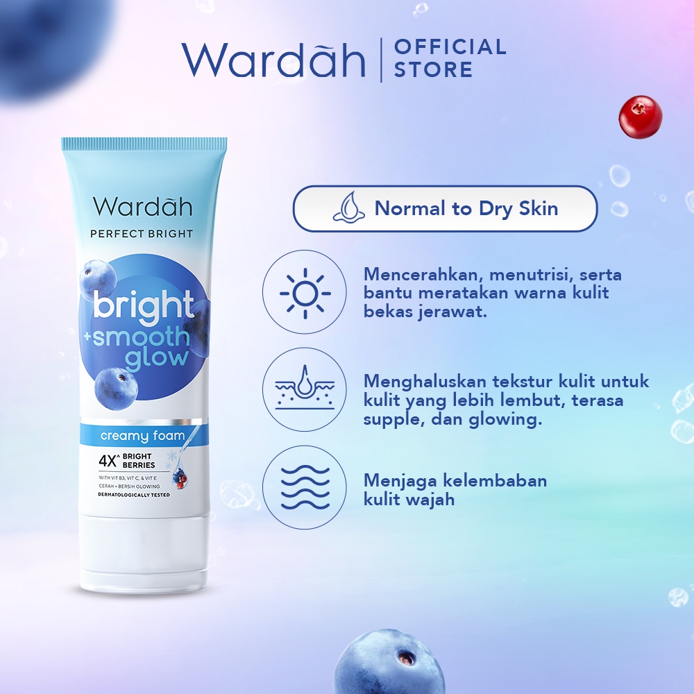 Paragon Technology and Innovation Wardah Perfect Bright + Smooth Glow  Creamy Foam