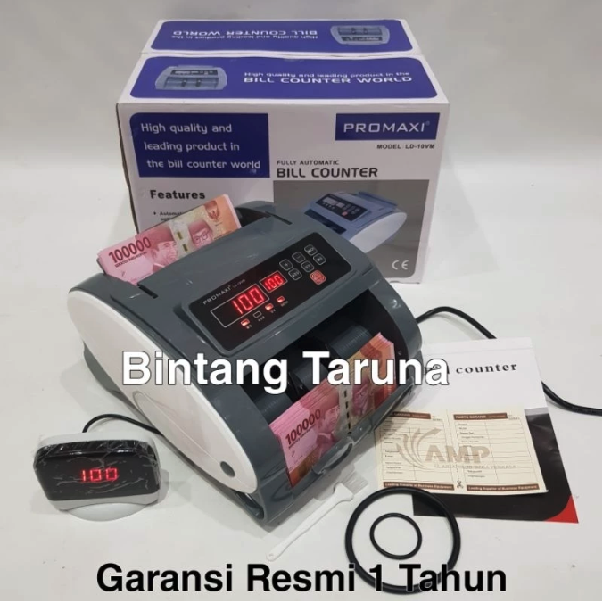  Promaxi Fully Automatic Bill Counter LD-10VM 