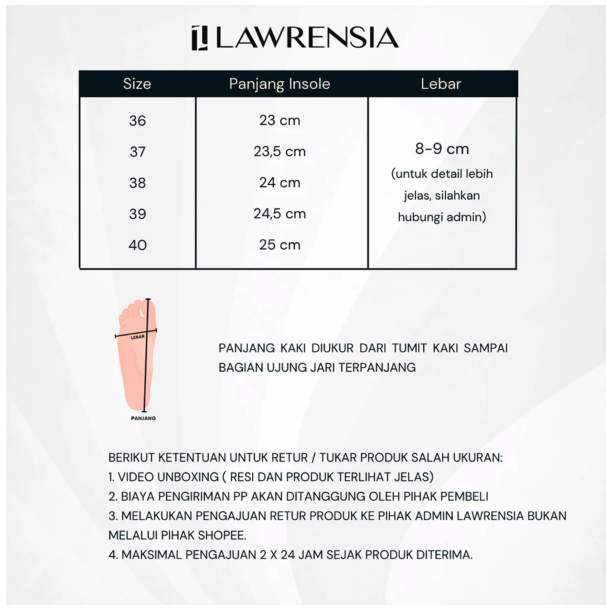 Lawrensia Lawrensia Erika Sepatu Heels Wanita Satin Suede Pesta QF3357-8A