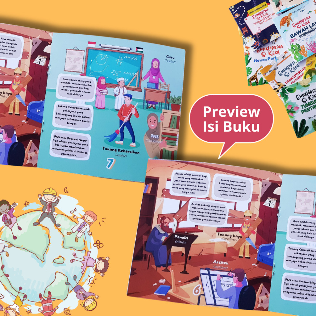 Ranah Buku Paket 12 Buku Anak Ensiklopedia Si Kecil