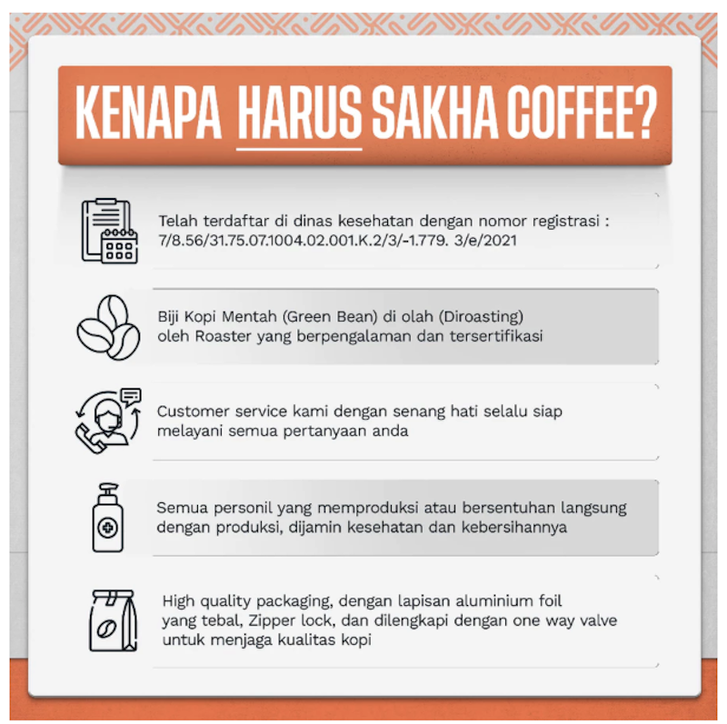 Sakha Coffee Roastery Kopi Bubuk Robusta Gayo 3