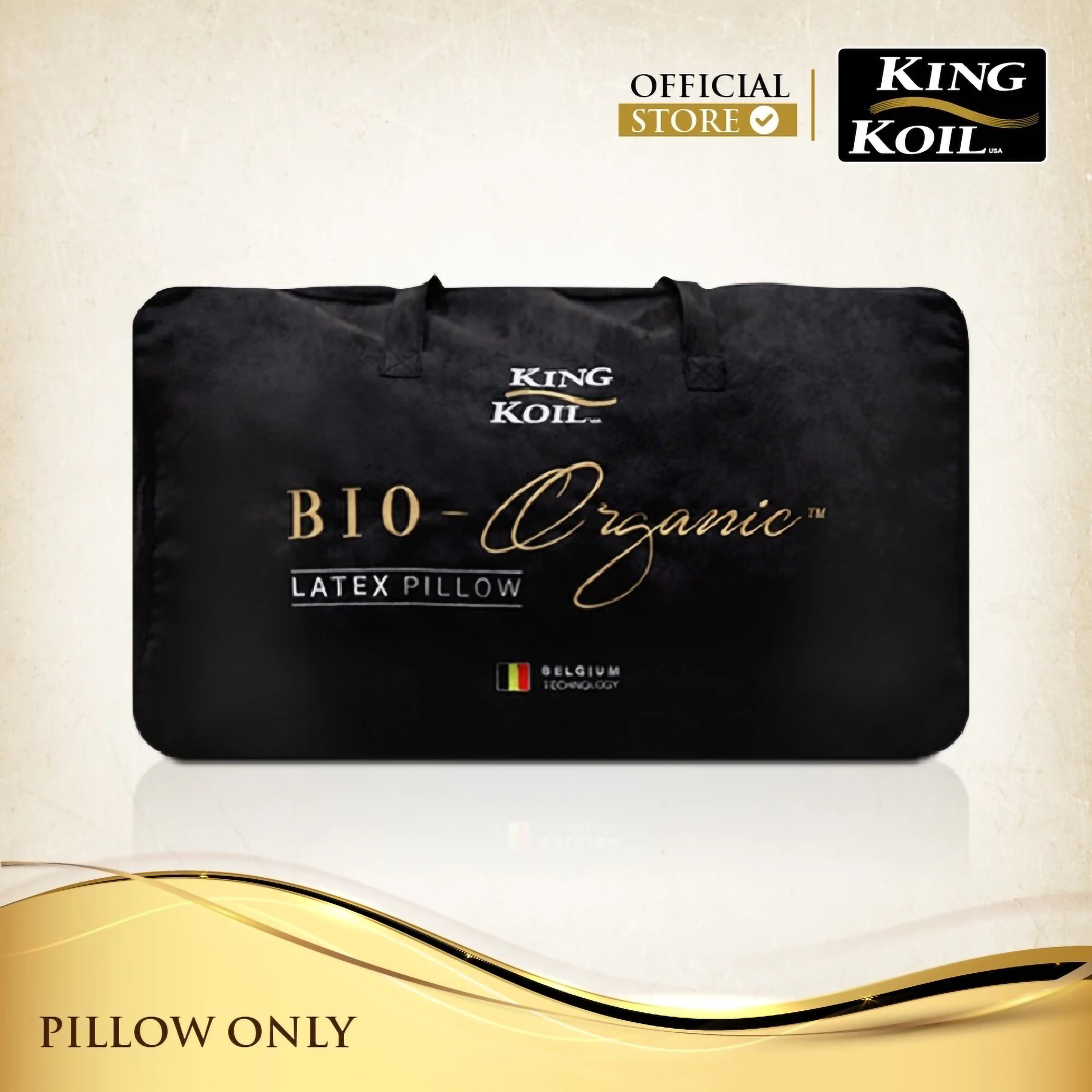 King Koil Mattress Company King Koil Pillow Bio-Organic Regular Latex Firm