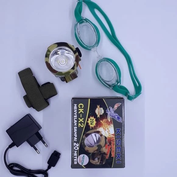 Kiseki Indonesia Kiseki Senter Kepala Selam CK-X2