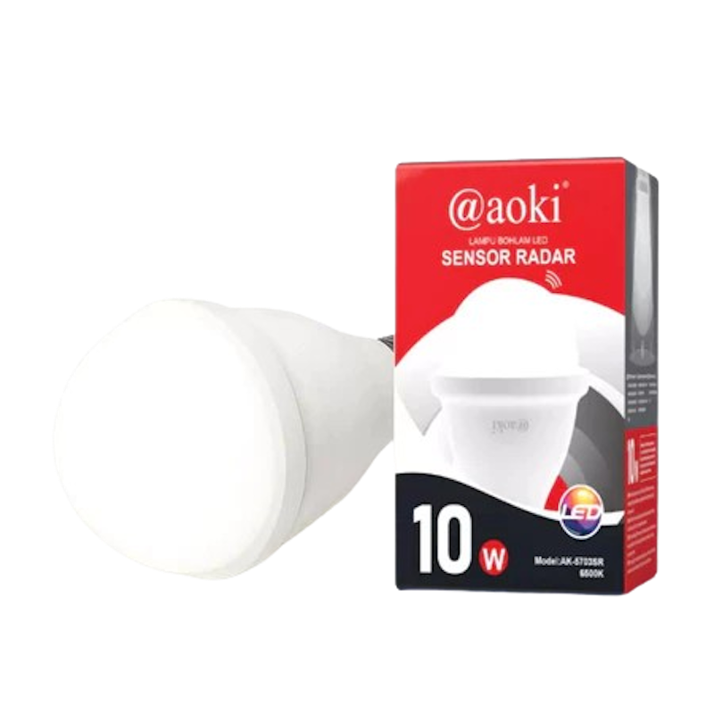AOKI Lampu Bohlam LED Sensor Radar 10W 1