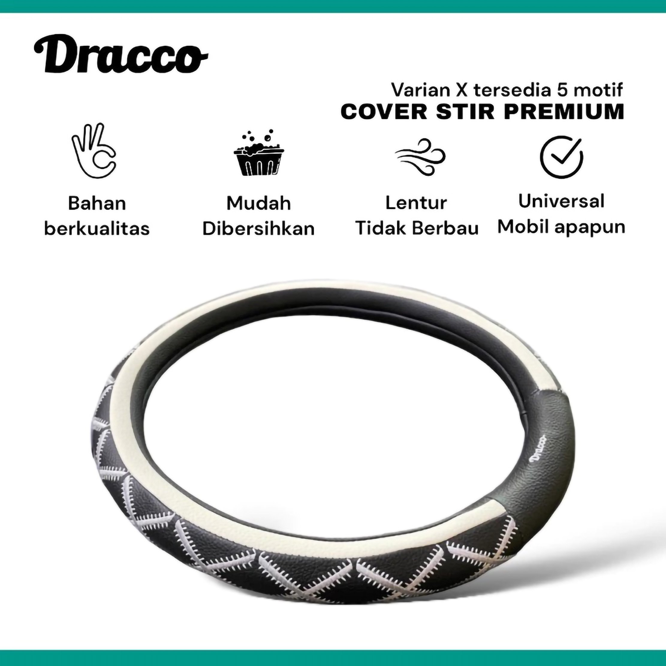 Dracco Steering Wheel Cover Cross X Premium 4