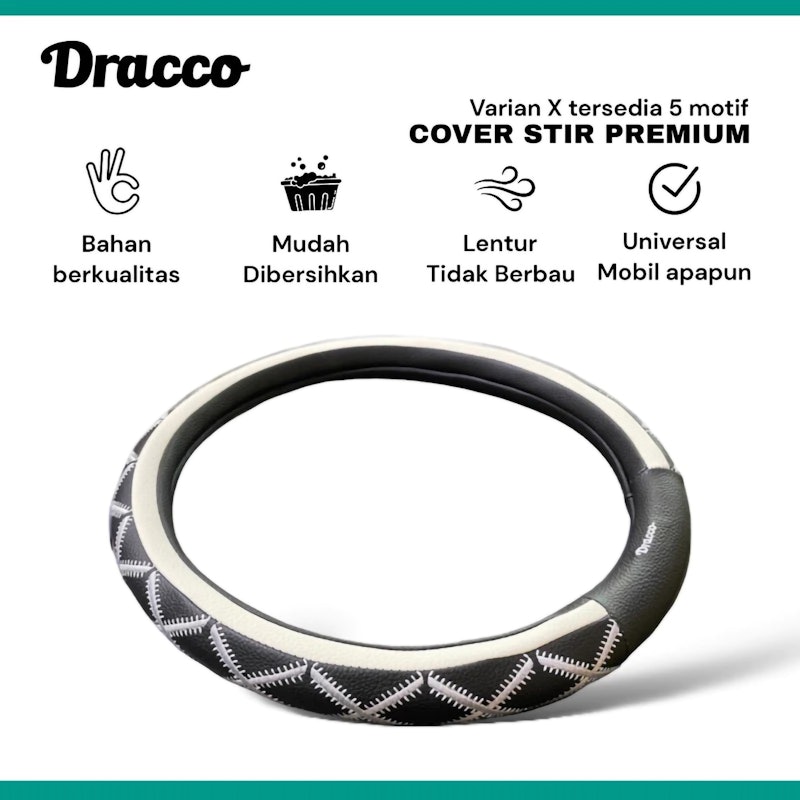 Dracco Steering Wheel Cover Cross X Premium 4