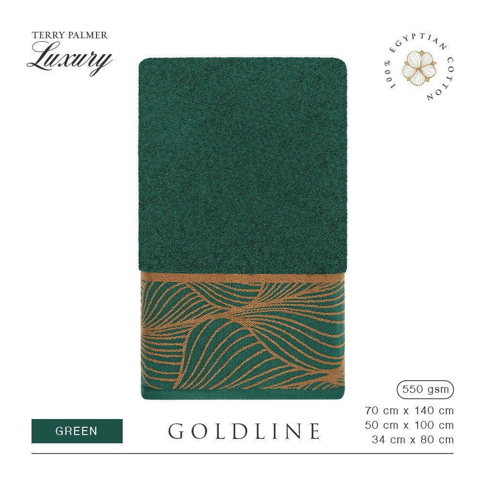 Indah Jaya Textile Industry Terry Palmer Luxury Goldline Bath Towel 