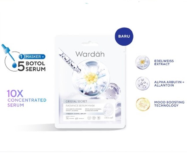 Crystal Secret Radiance Serum Mask