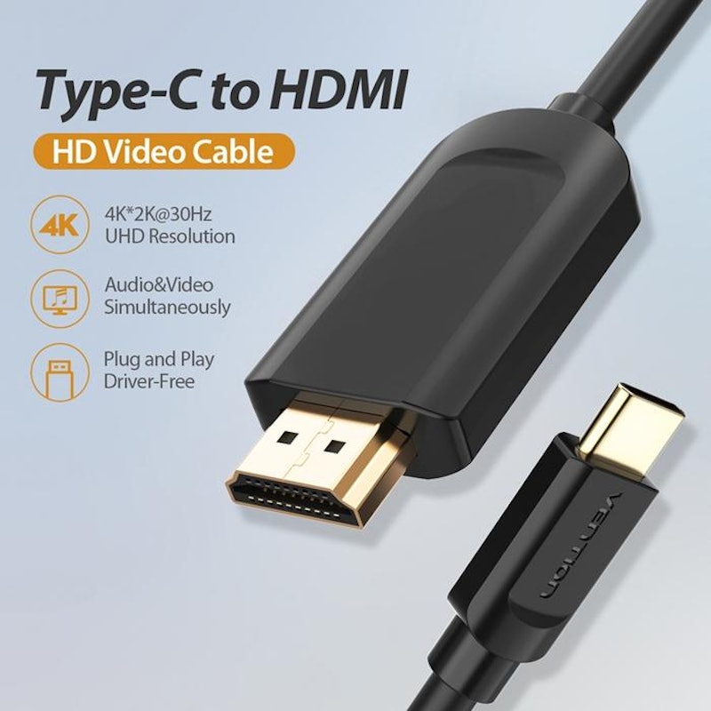 Vention USB-C to HDMI 1.4 Cable 2