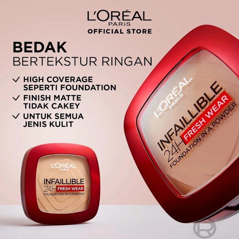 Infallible 24H Fresh Wear Foundation In A Powder 20 Ivory 4