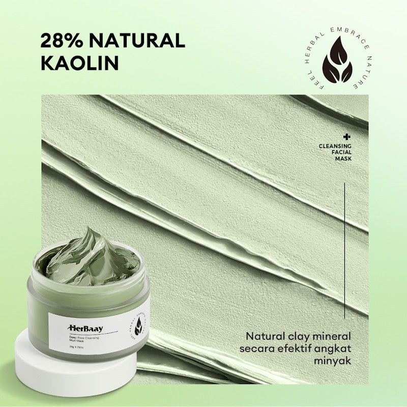 HerBaay Deep Pores Cleansing Clay Mask 5