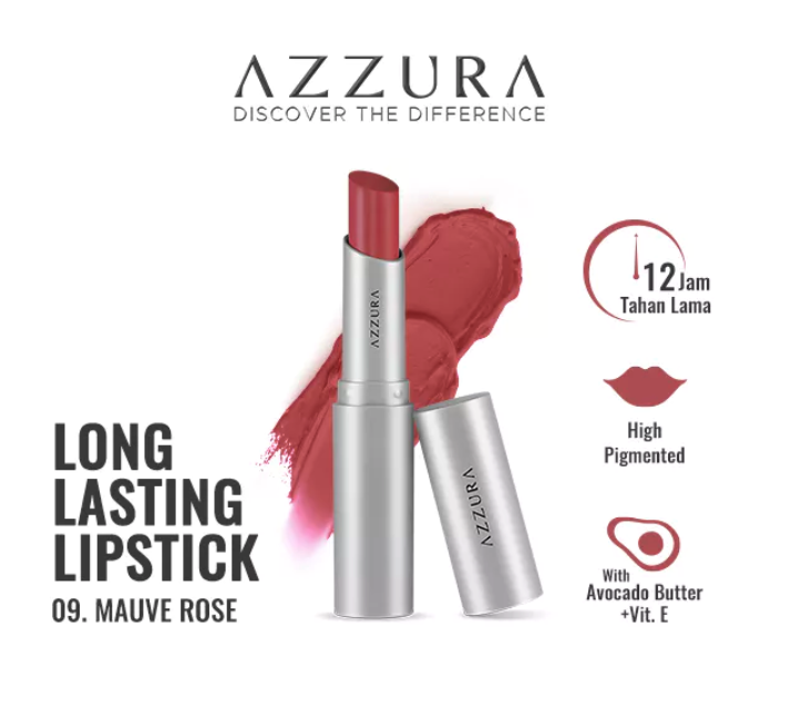 AZZURA Long Lasting Lipstick 09 Mauve Rose 2
