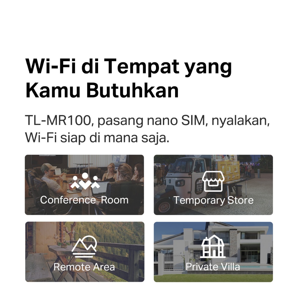 TP-Link Technologies TP-Link 300Mbps 4G WiFi Modem TL-MR100