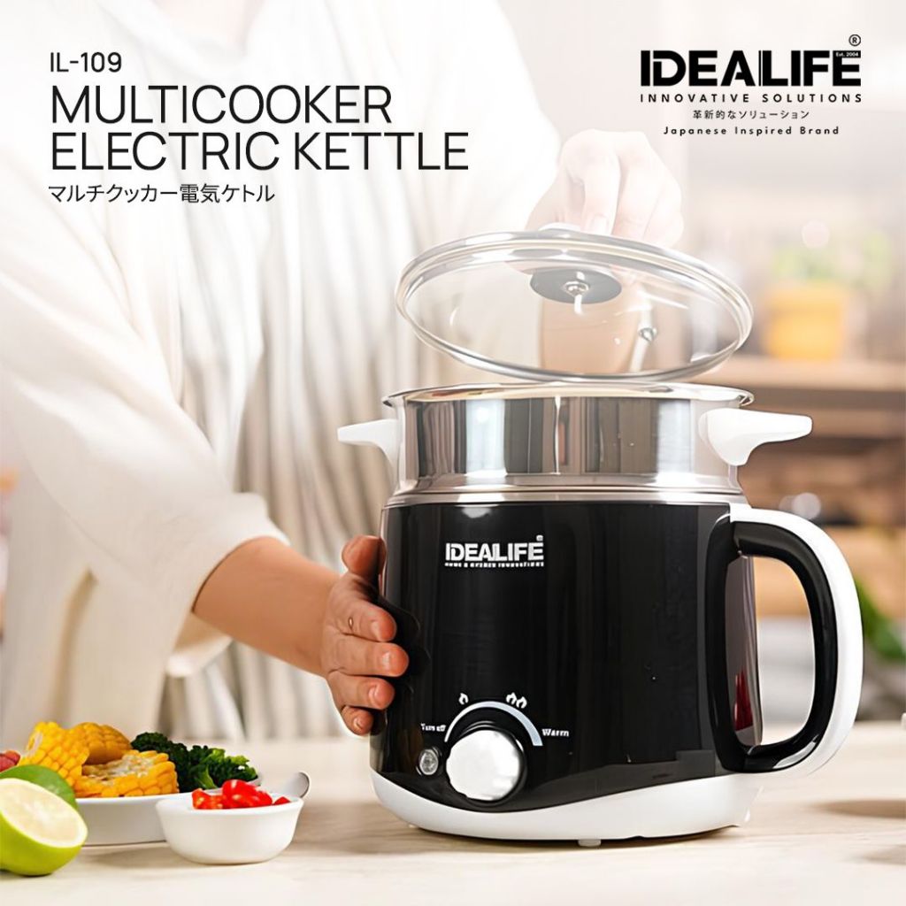 IDEALIFE Innovative Solutions IDEALIFE Multicooker Electric Kettle  IL-109