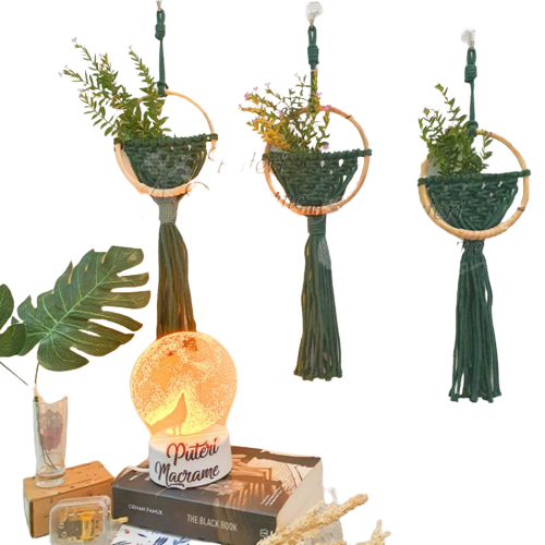 Puteri Macrame Hiasan Dinding Macrame Rotan