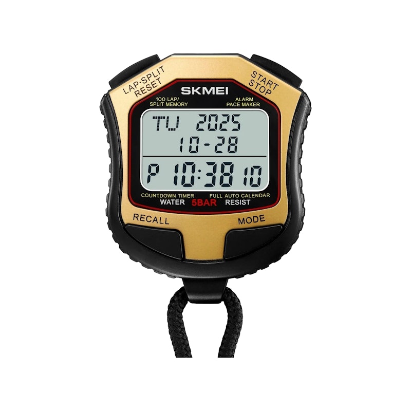 SKMEI Stopwatch Gold 5ATM MGOS 1