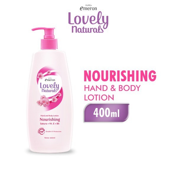 Wings Emeron Lovely Naturals Hand and Body Lotion Nourishing