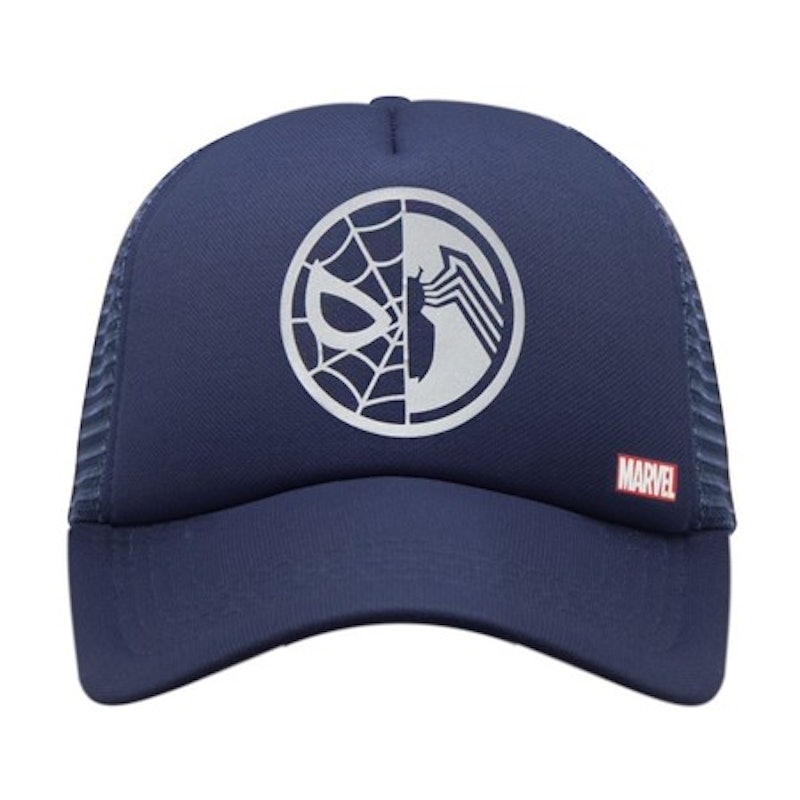 Snapback Topi Trucker Logo Spiderman