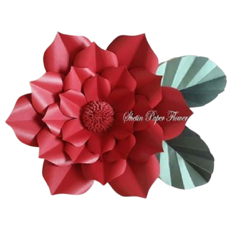 Paper Flower Backdrop Ukuran Besar 1