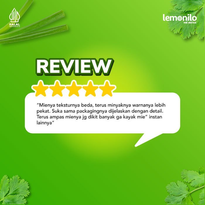 Lemonilo Indonesia Sehat Lemonilo Mie Instan Kuah Ayam Bawang