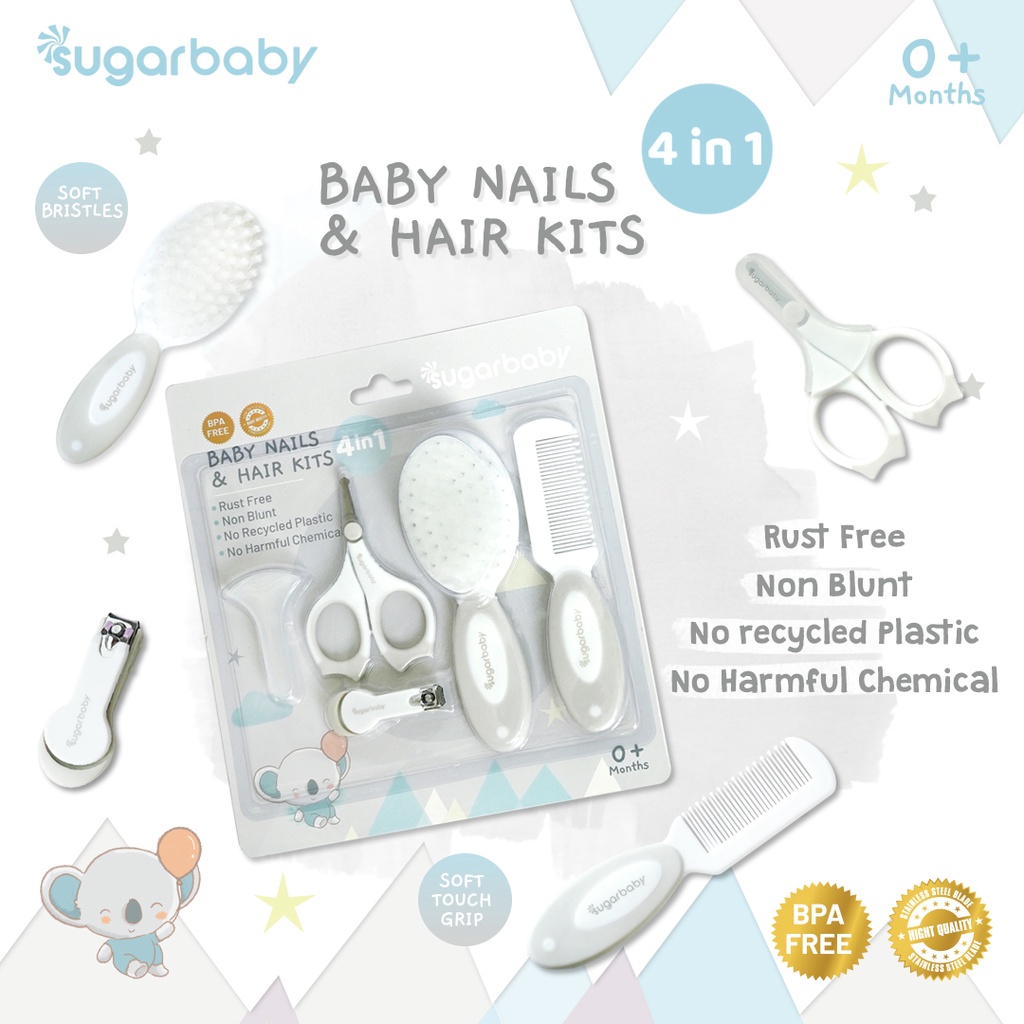  Sugarbaby 4in1 Baby Nail & Hair Kits