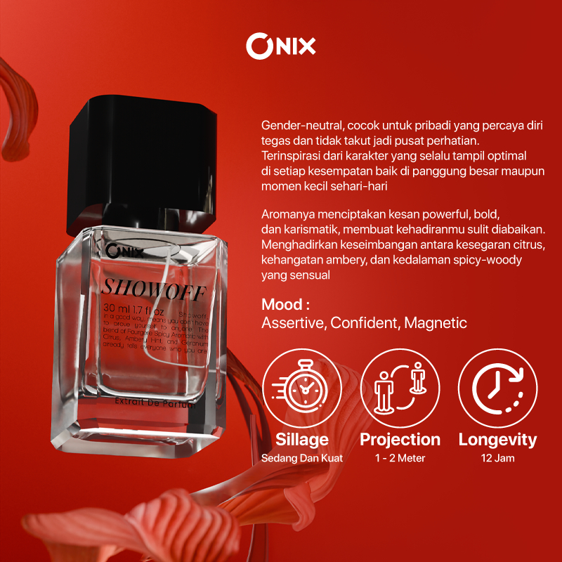 Onix Kreatif Indonesia Onix Showoff Extrait de Parfum