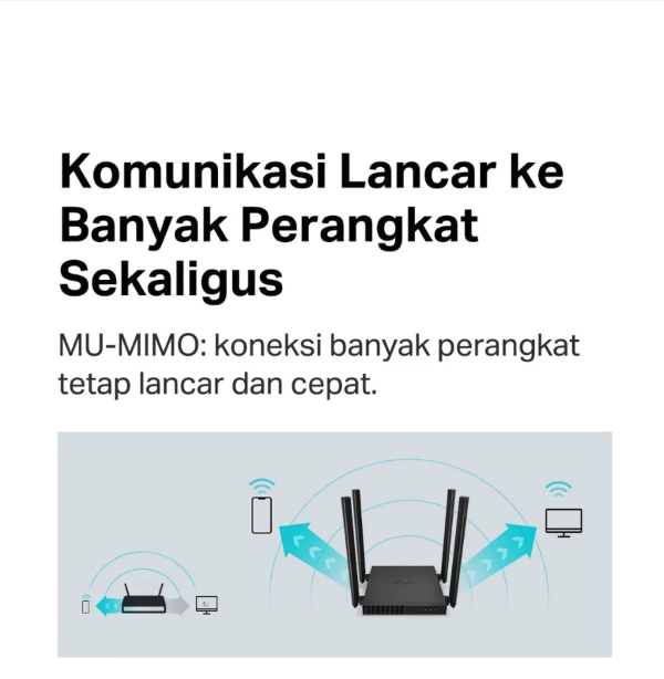 TP-LINK AC1200 Dual Band Wi-Fi Router Archer C54