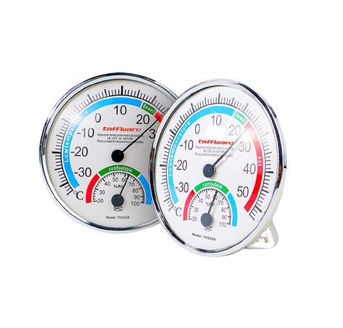 Taffware Analog Thermometer & Hygrometer 1