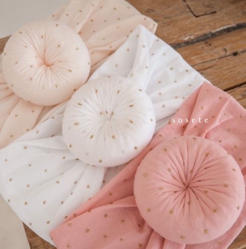 Little Sosete Sparkling Donut Baby Headband