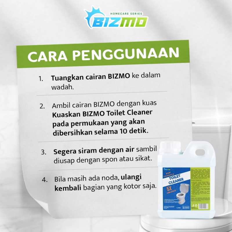 BIZMO Toilet Cleaner 5