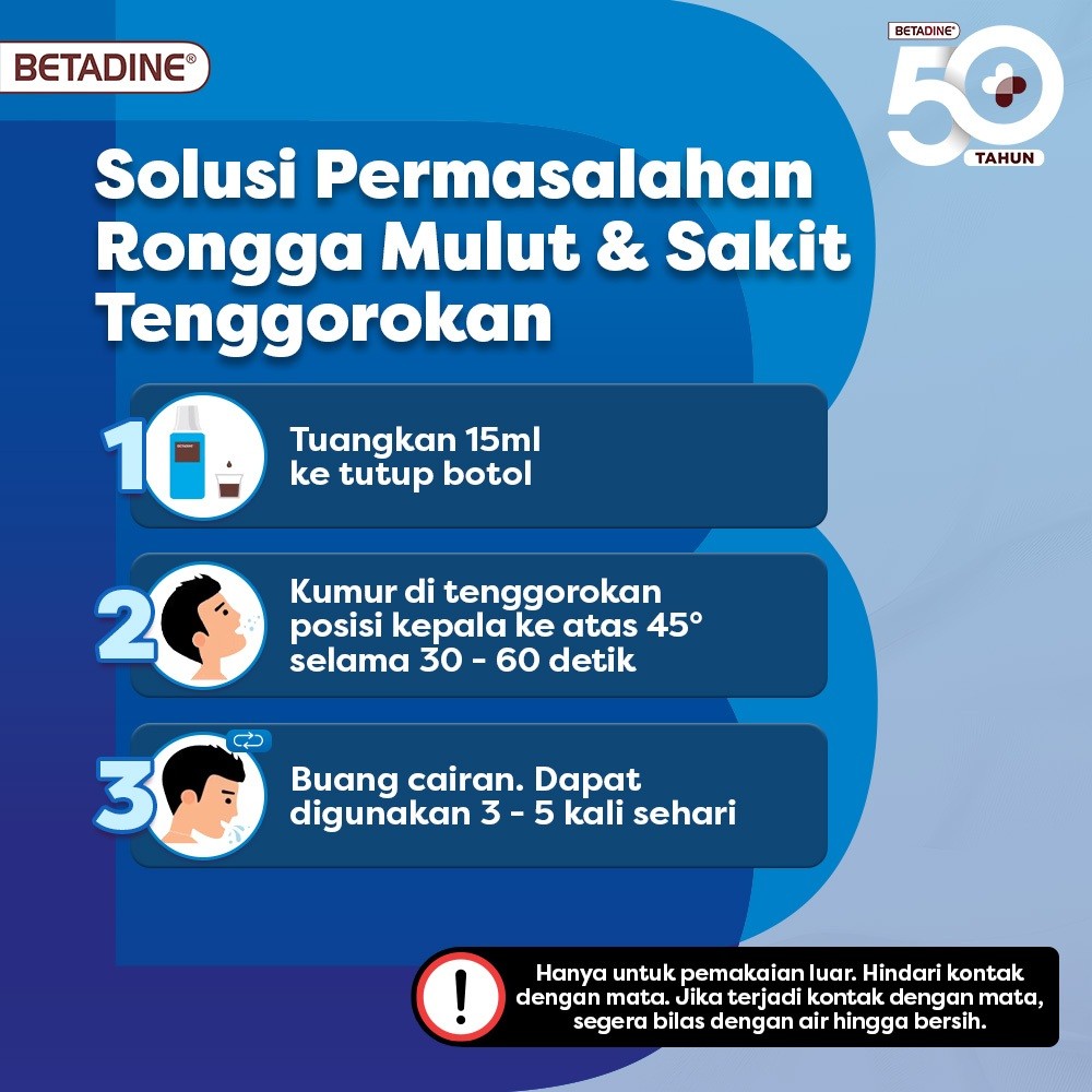 Betadine Mouthwash and Gargle 5