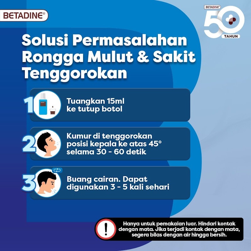 Betadine Mouthwash and Gargle 5
