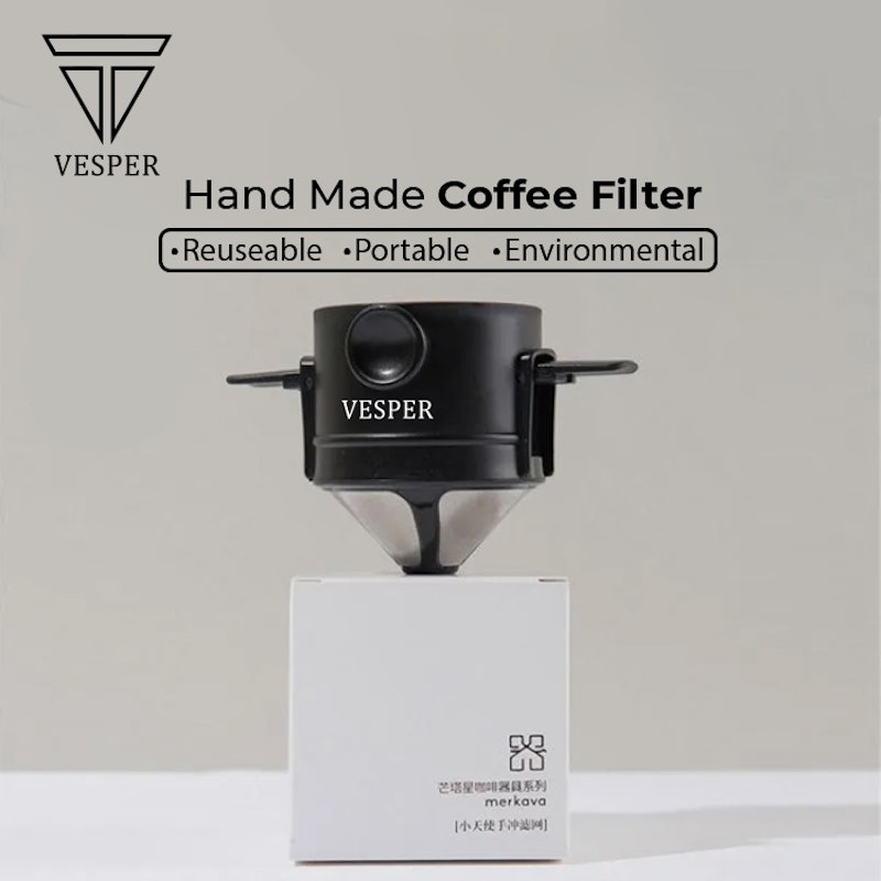 Vesper Filter Stainless Portable Double Mesh 3
