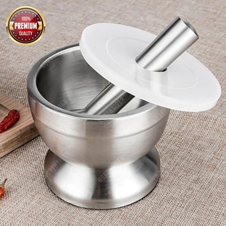  Mortar and Pestle Stainless Steel 304 Lumpang