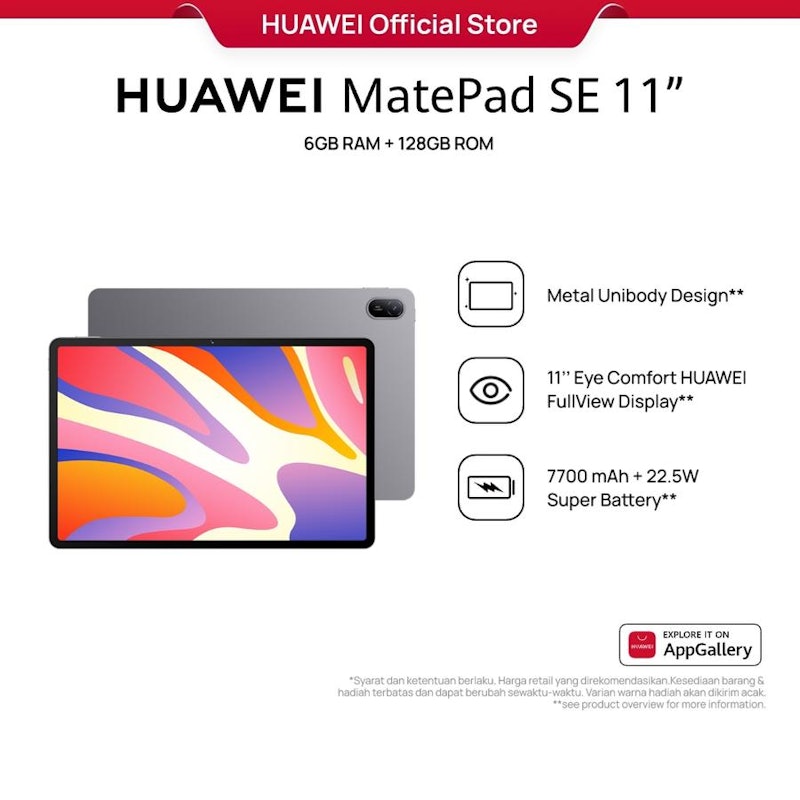 MatePad SE 11" (6/128GB) 5