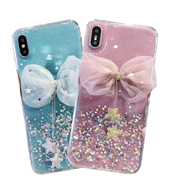 Peonia Soft Case Cute Ribbon/Rabbit