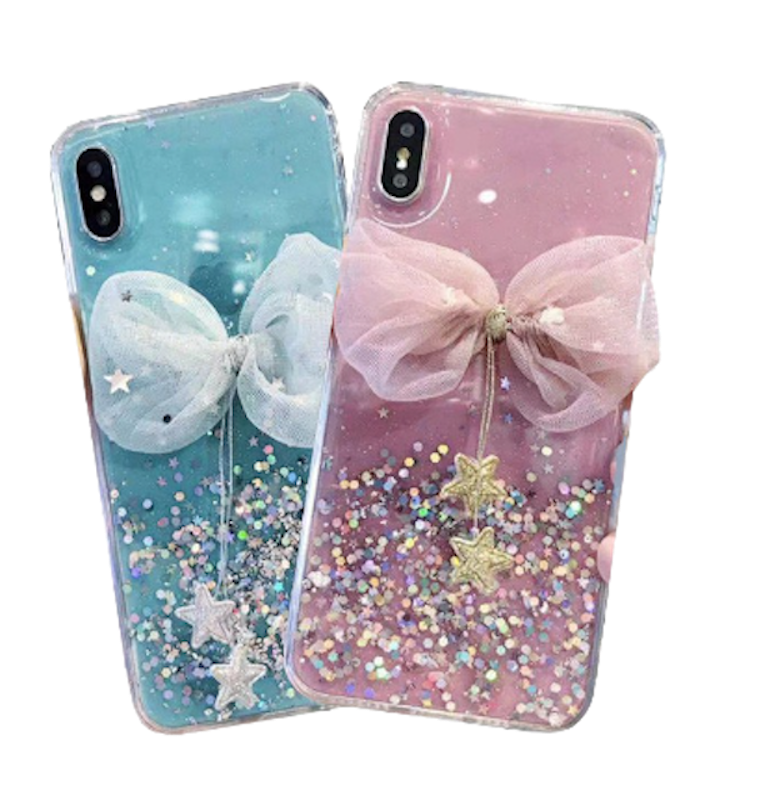 Soft Case Cute Ribbon/Rabbit 3