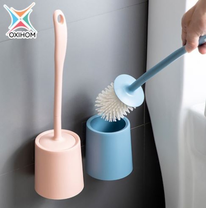 Sikat WC Silikon Gantung Pembersih Toilet Brush B3900