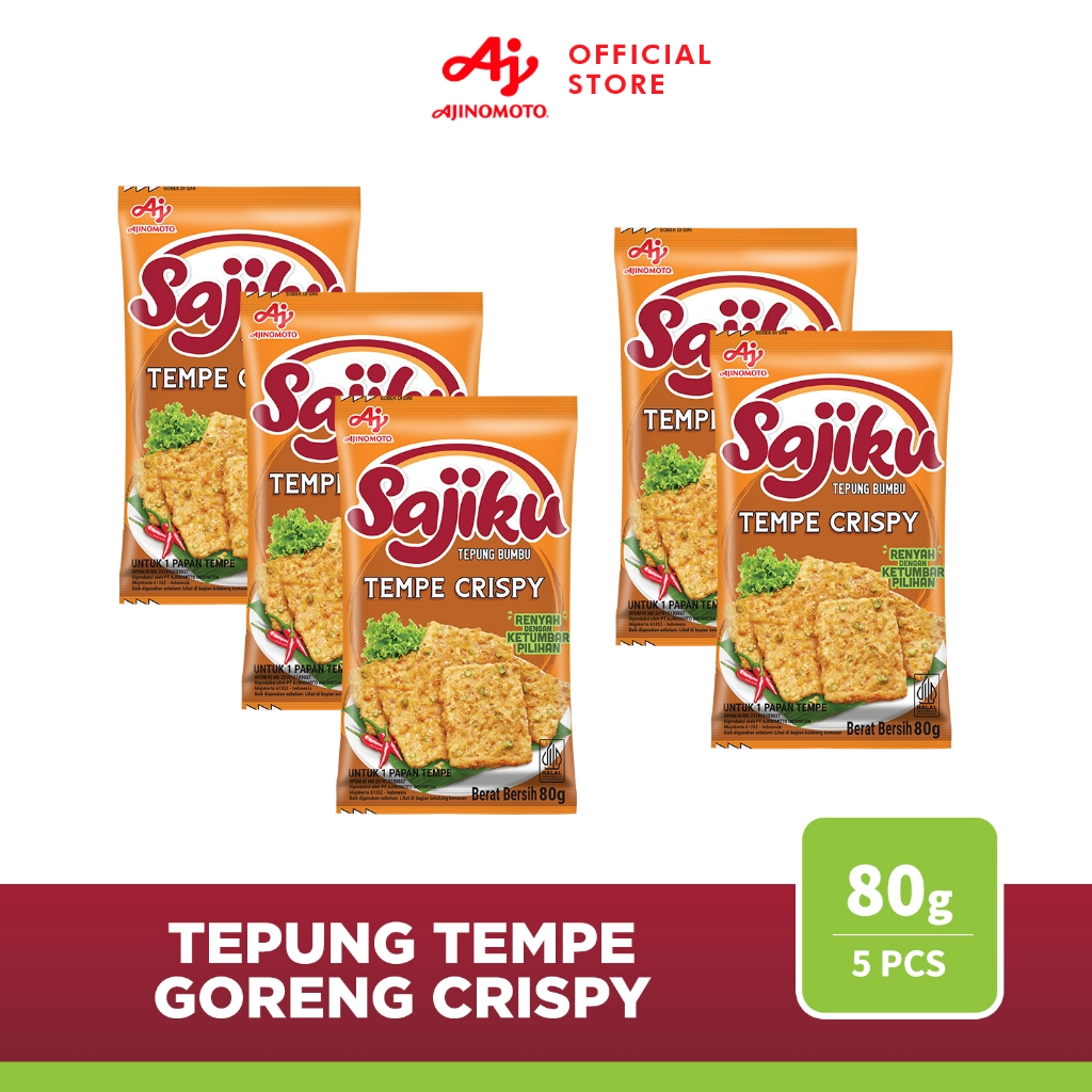 Ajinomoto Sajiku® Tepung Bumbu Tempe Crispy