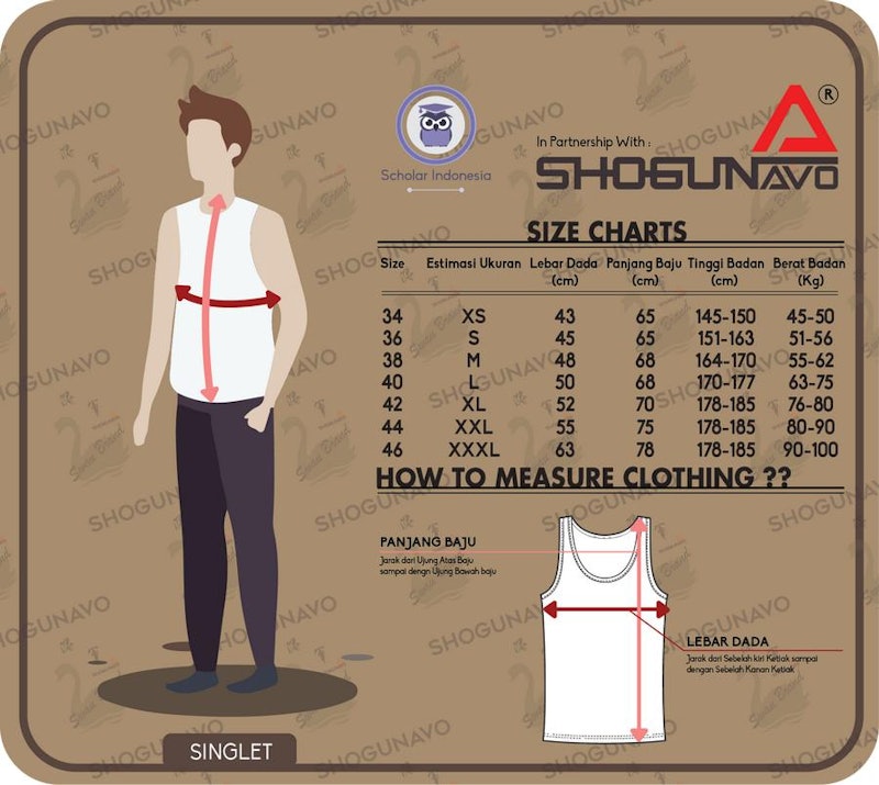 Swan Kaos Singlet Pria Type Premium Putih 4