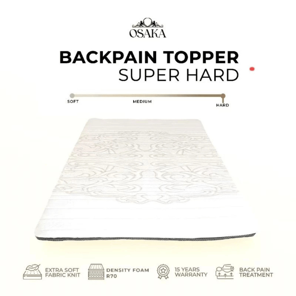 OSAKA Back Pain Super Hard Topper Orthopedic R70++ 140 x 200 4