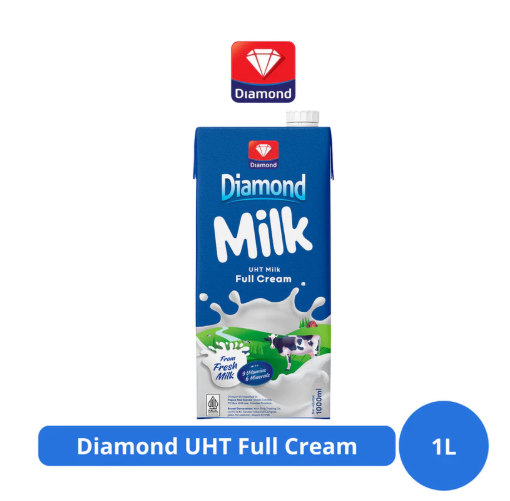 Diamond Cold Storage Diamond Susu UHT Full Cream 1L