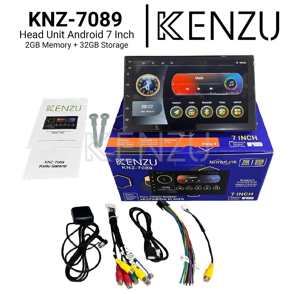  KENZU Head Unit Android 7" RAM 2+32G KNZ-7089