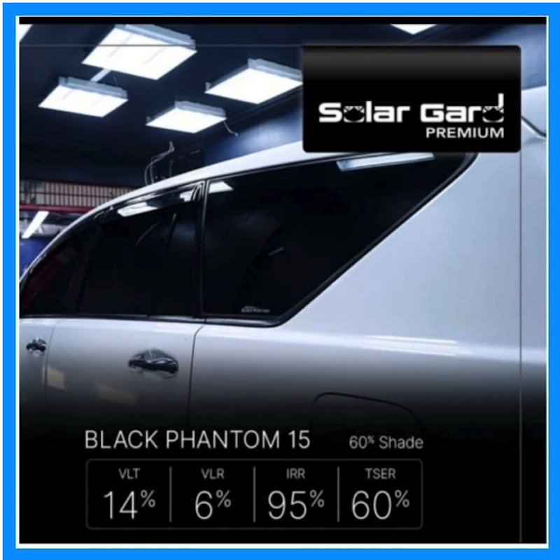 Solar Gard Black Phantom 15 Full Set 4
