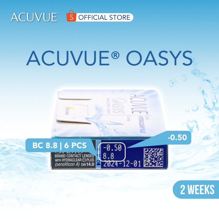 Johnson and Johnson Vision Care Acuvue Oasys with Hydraclear® Plus