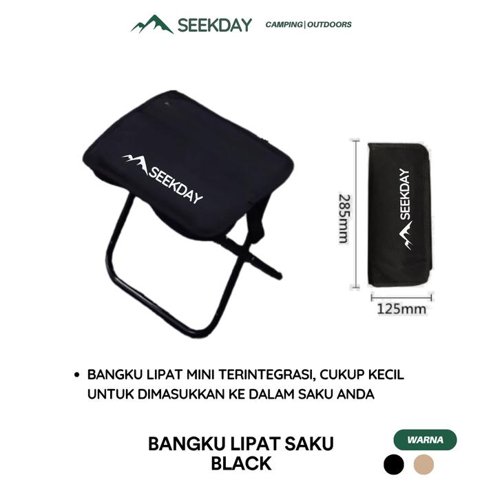  Seekday Outdoor Kursi Lipat Mini Portabel