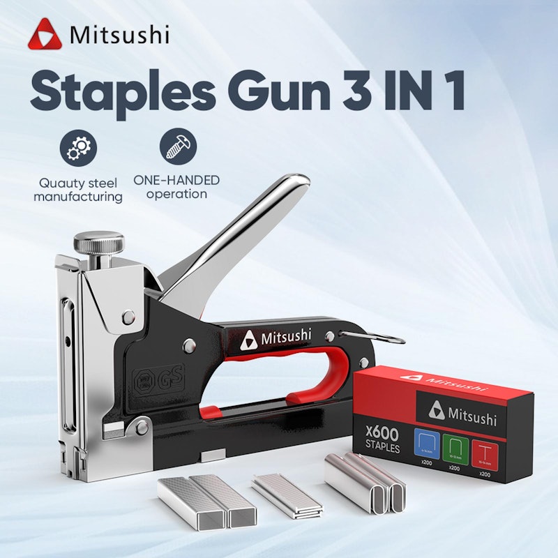 Mitsushi Stapler Gun 3 In 1 5