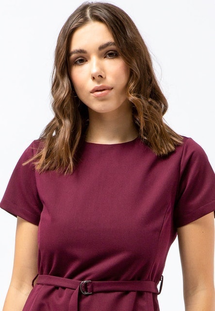 Delamibrands The Executive Mini Dress With Belt