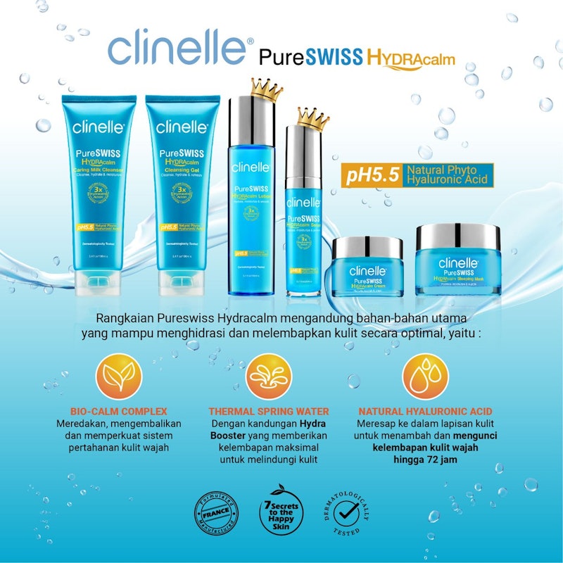 Clinelle® PureSwiss Hydracalm Caring Milk Cleanser 4