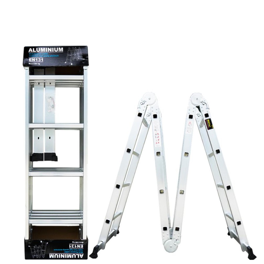 Indoteknik MOLLAR Tangga Lipat A Aluminium 4.6M